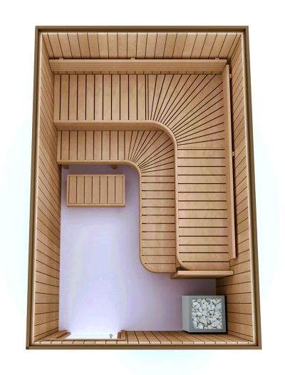 PREMIUM SAUNA, THERMO ASPEN – COMPLETE CONSTRUCTION KIT