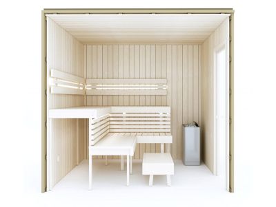 SAUNA OPTIMAL, ASPEN – COMPLETE CONSTRUCTION KIT