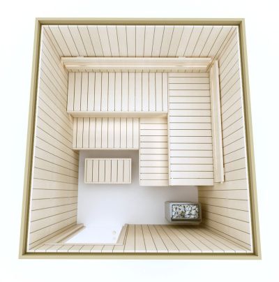 SAUNA OPTIMAL, ASPEN – COMPLETE CONSTRUCTION KIT