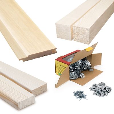 SAUNA OPTIMAL, ASPEN – COMPLETE CONSTRUCTION KIT