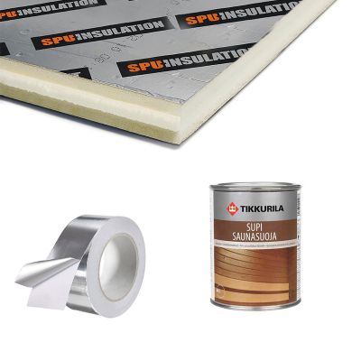 SAUNA OPTIMAL, ASPEN – COMPLETE CONSTRUCTION KIT